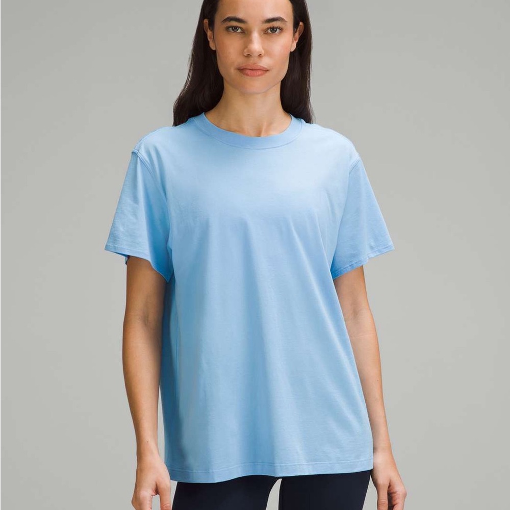 Lululemon All Yours Tee Cotton aero blue